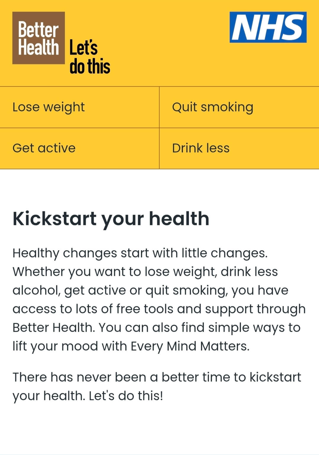 Better Health Better Health